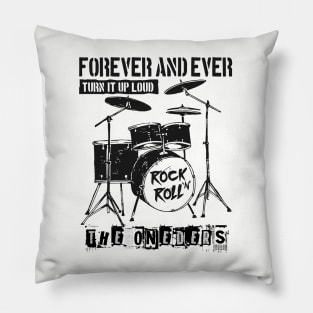 the oneders drum set Pillow