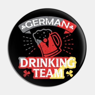 Germany Drinking Beer Team - Oktoberfest German Team Pin