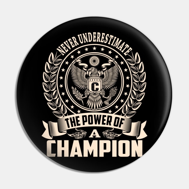 CHAMPION Pin by Darlasy