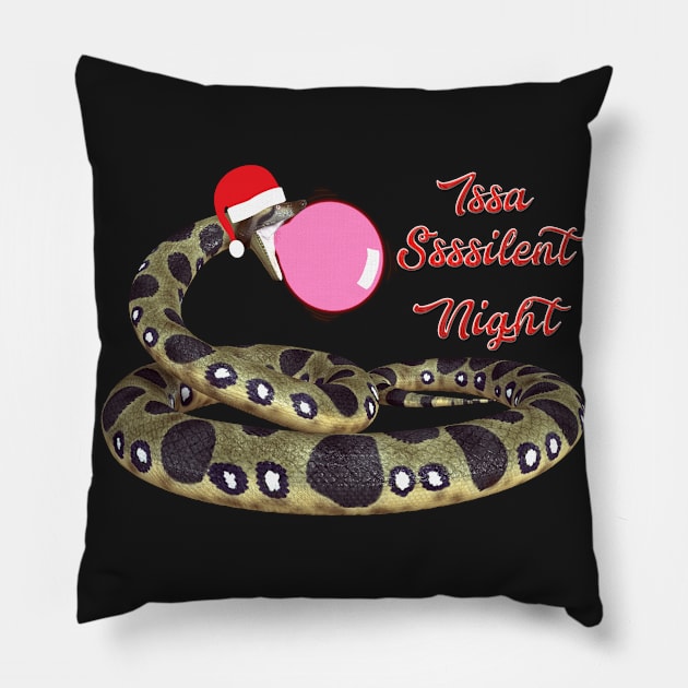 Issa Ssssilent Night Pillow by LanaBanana