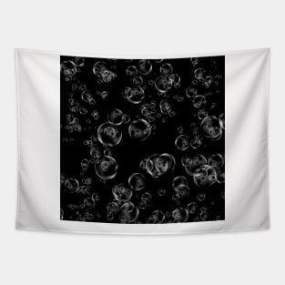 Bubbles Neck Gator Black Bubbles Tapestry