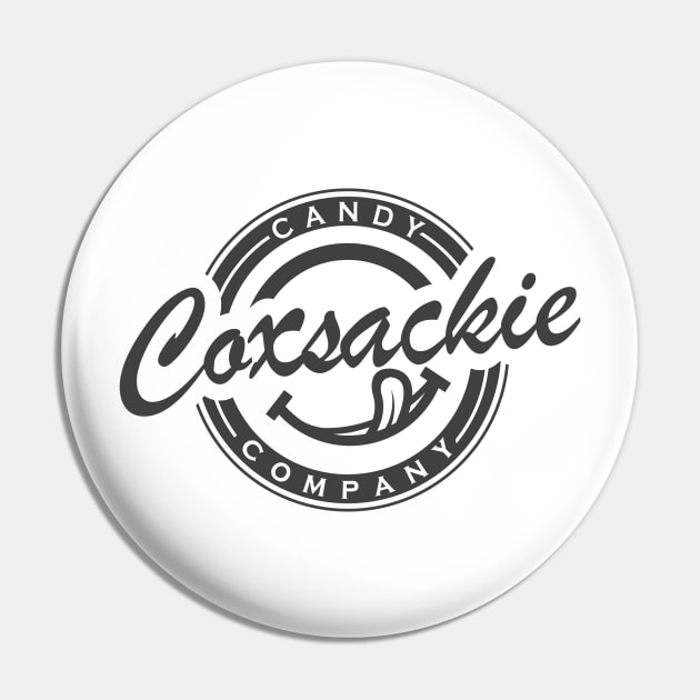 Classic Coxsackie Candy T Pin by coxsackiecandy