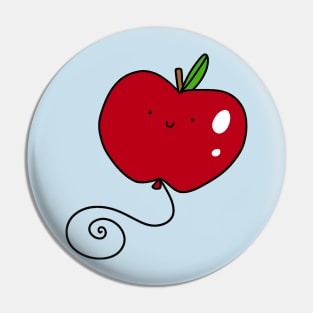 Apple Balloon Pin