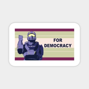 Helldivers 2 - For Democracy Magnet