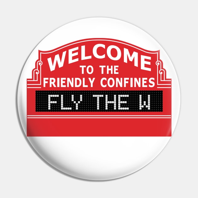 The Friendly Confines Pin by tailgatemercantile