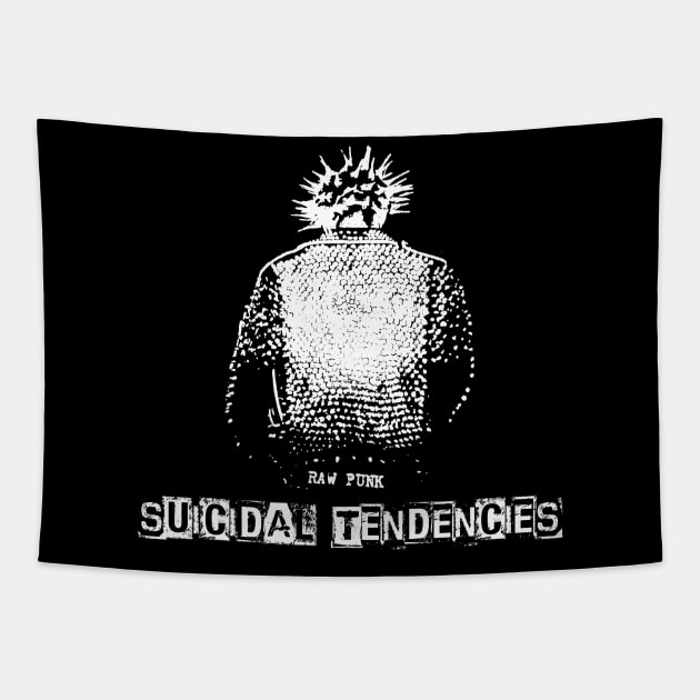 Suicidal Tendencies Tapestry by yudix art