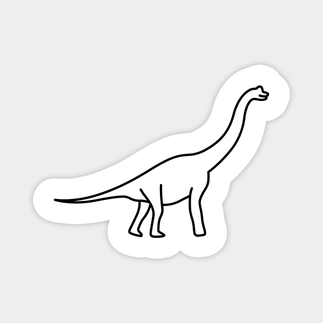 Brachiosaurus Magnet by Radradrad