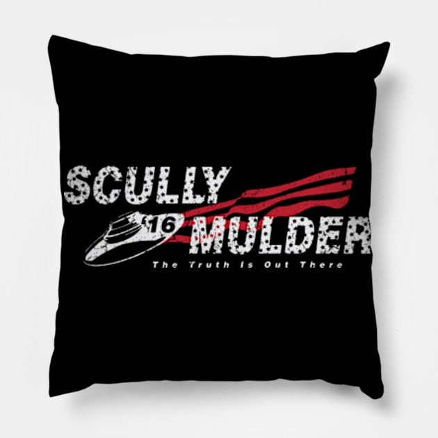 Scully Mulder the truth is out there Pillow by prstyoindra