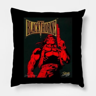 Blackthorne Red Pillow
