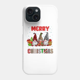 Merry Christmas Gnome Family Funny Xmas Tree Women Men Kids Phone Case