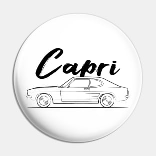 Classic Capri MK1 Racing Legend Pin