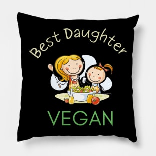 Best Daughter Vegan Pillow