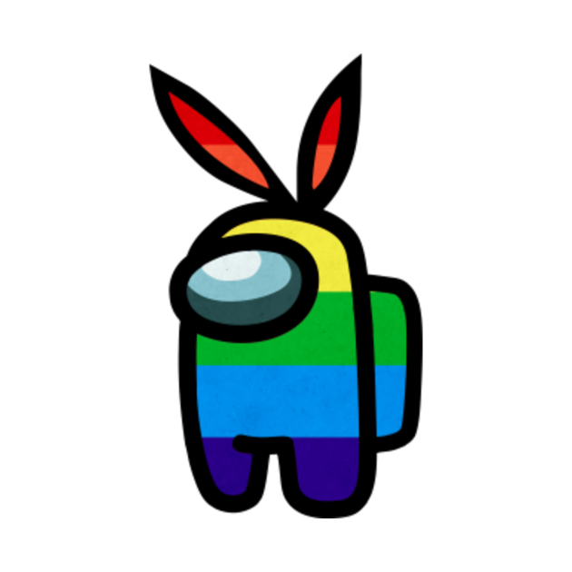 among us playboy rainbow - Among Us Rainbow - Kids Long Sleeve T-Shirt