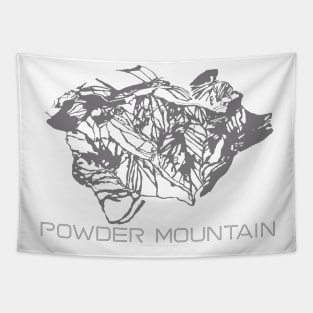 Powder Mountain Resort 3D Tapestry