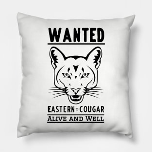 Wanted Alive and Well Eastern Cougar Pillow