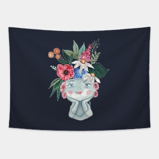 Flower Child Vase Tapestry