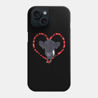 BELTED GALLOWAY HEART Phone Case