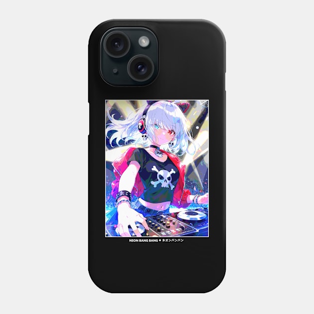 Japanese Anime Manga Streetwear - DJ Phone Case by Neon Bang Bang