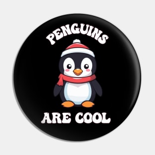 Cute Christmas Penguin - Penguins are Cool Pin