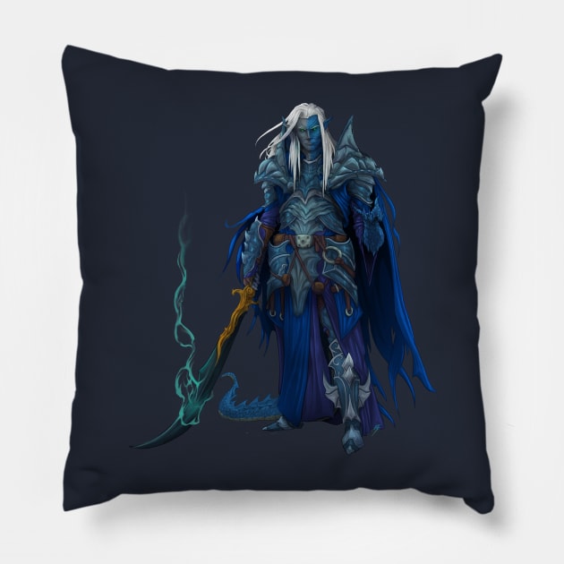 Draconic Sorcerer Pillow by JohnLattaArt