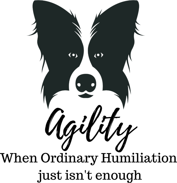 Border Collie Agility Humiliation Kids T-Shirt by Jumpin' K-9's Store