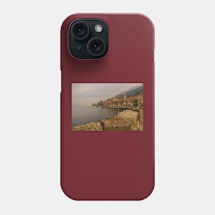 Castelletto Waterfront on Lake Garda in Italy Phone Case