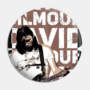 David gilmour, brown | vintagemusic Pin