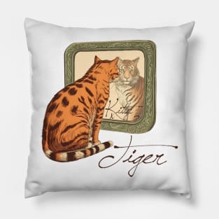 Tiger Cat Pillow