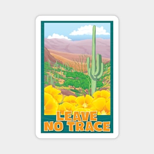 Desert Morning - Leave No Trace Magnet