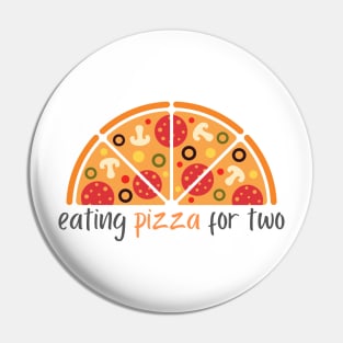 Eating Pizza For Two | Halfed Pizza Pin