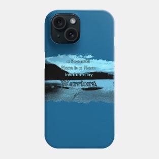 Peaceful Place Blue Phone Case