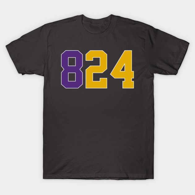 824 Kobe Bryant Lakers Basketball T Shirt Teepublic