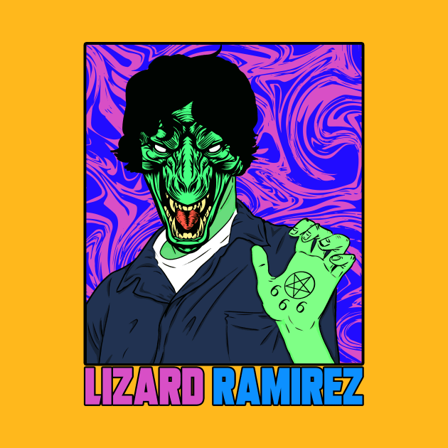 LIZARD RAMIREZ by theanomalius_merch