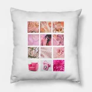 Pretty in Pink Pastel y2k Print Pillow