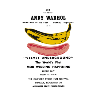 See In Person | Andy Warhol | Nico | The Velvet Underground T-Shirt