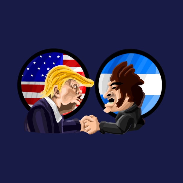 Donald Trump x Javier Milei Argentina/USA FLAGS by Super-TS