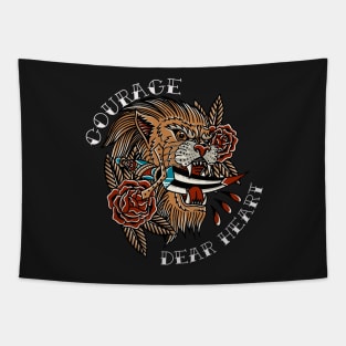 Aslan the Lion Narnia Tattoo Flash Tapestry