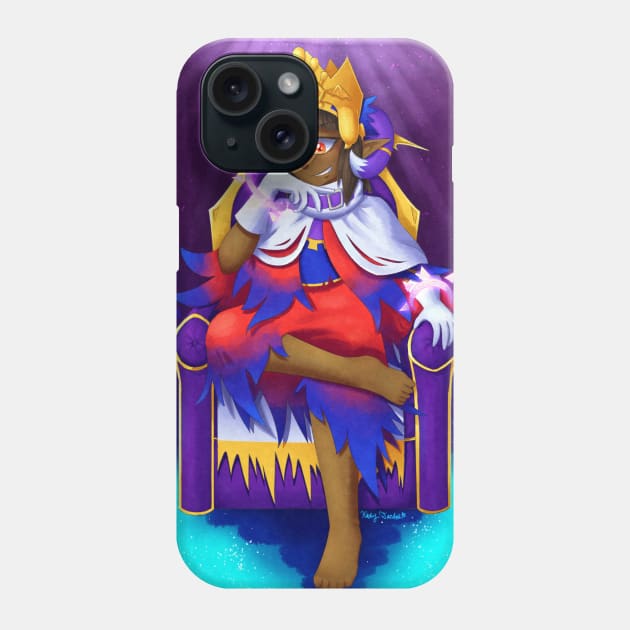 Gijinka Magolor on a Throne Phone Case by KirbyTardos