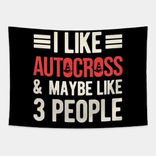 Funny Autocross Tapestry