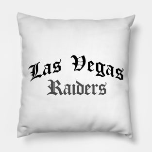 Gothic Style LasVegas Raiders Pillow