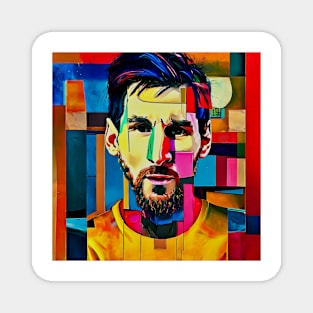 art grafic of Messi Magnet