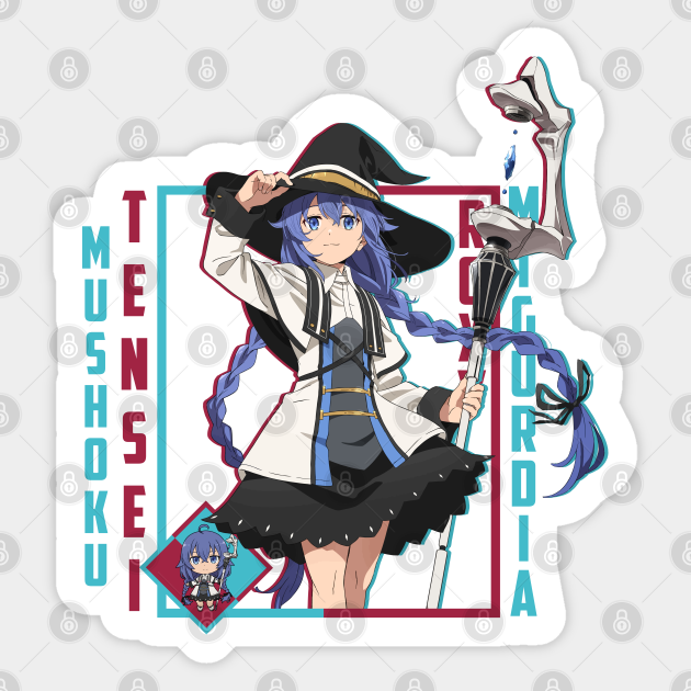 Roxy Migurdia Height Mushoku Tensei Roxy Migurdia Mushoku Tensei Sticker Teepublic mushoku tensei roxy migurdia