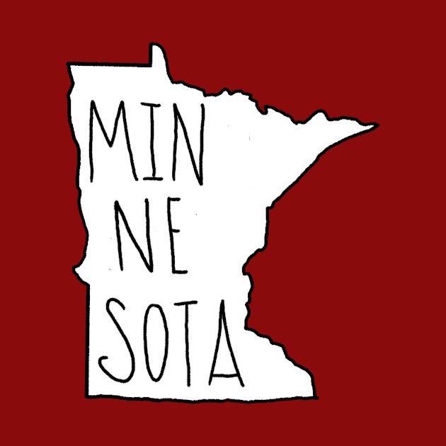 The State of Minnesota - No Color by loudestkitten