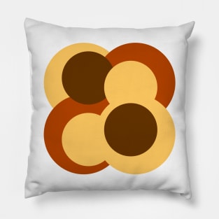 Abstract Geometric Circular Shapes Pillow