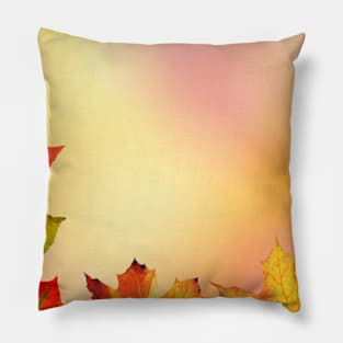 Circle Abstract Autumn Colorful Luminous Pillow