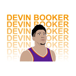 Devin Booker Basketball Name Drawing T-Shirt