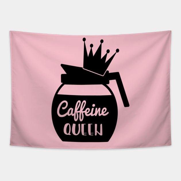 Caffeine Queen Tapestry by Self-help