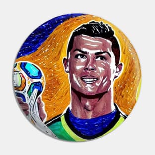 Ronaldo Art Tshirt Pin