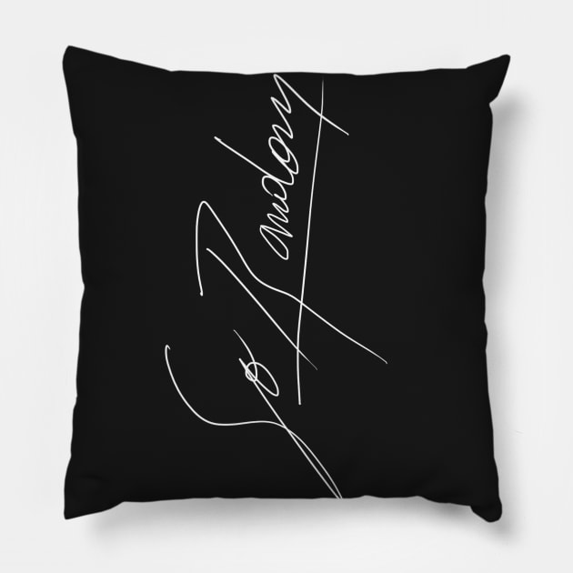 So Random Pillow by JPMart