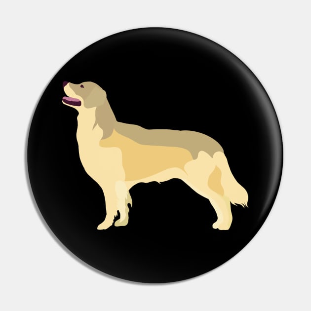 Golden Retriever Pin by X-TrashPanda